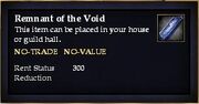Remnant of the Void