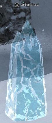 An ice shard