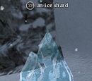 An ice shard