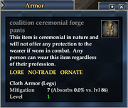 Coalition ceremonial forge pants