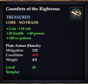 Gauntlets of the Righteous