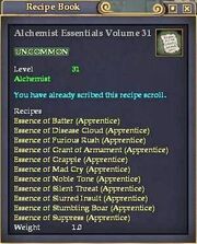 Alchemist Essentials Volume 31