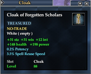 Cloak of Forgotten Scholars
