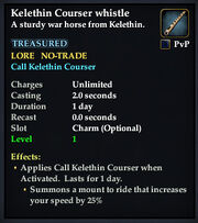 KelethinCourserWhistle Examine