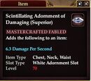 Scintillating Adornment of Damaging (Superior)