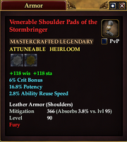 Venerable Shoulder Pads of the Stormbringer