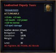 Leatherfoot Deputy Tunic
