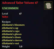 Advanced Tailor Volume 67