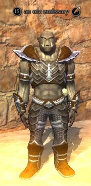 An orc emissary