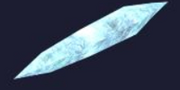 An underfoot crystal