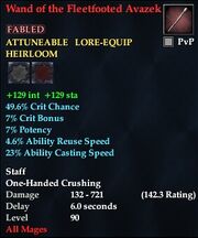 Wand of the Fleetfooted Avazek