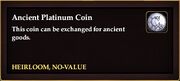 Ancient Platinum Coin
