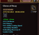 Gloves of Decay