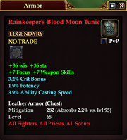 Rainkeeper's Blood Moon Tunic