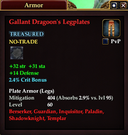 Gallant Dragoon's Legplates