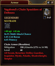 Vagabond's Chain Spaulders of Deftness