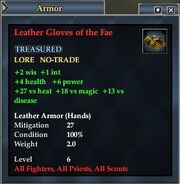 Leather Gloves of the Fae