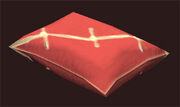 Patterned-red-pillow