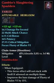 Gambler's Slaughtering Spaulders