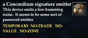 Concordium signature emitter