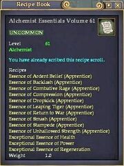Alchemist Essentials Volume 61