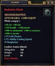 Barkskin Mask