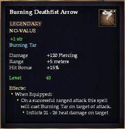 Burning Deathfist Arrow