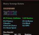 Heavy Scourge Katana