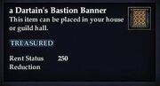 A Dartain's Bastion Banner