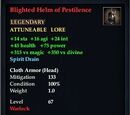 Blighted Helm of Pestilence