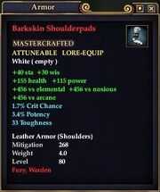 Barkskin Shoulderpads
