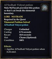 Al'Sedhati Vidyut potion