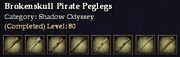 Brokenskull Pirate Peglegs