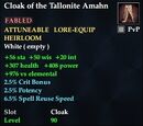 Cloak of the Tallonite Amahn