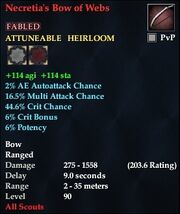 Necretia's Bow of Webs