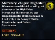 Mercenary Zhugrus Blightstaff
