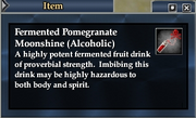 Fermented Pomegranate Moonshine (Alcoholic)