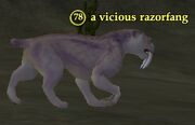 A vicious razorfang