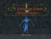 Librarian Zimor