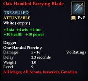 OakHandledParryingBlade