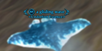 A gliding wave