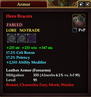 Hero Bracers (Leather)