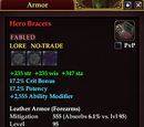 Hero Bracers (Leather)
