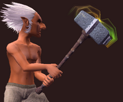 Ancient War Hammer of the Awakened (Equipped)