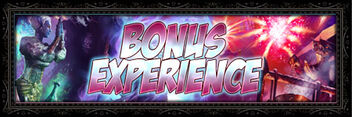 Bonus xp banner