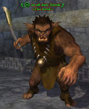 An off duty Terrok