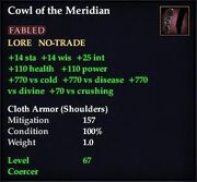 Cowl of the Meridian