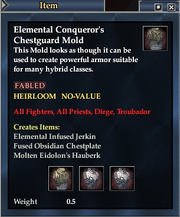 Elemental Conqueror's Chestguard Mold
