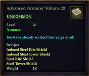 Advanced Armorer Volume 20