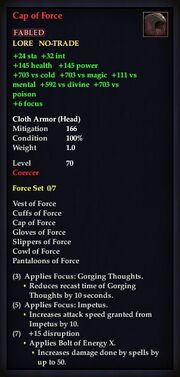 Cap of Force